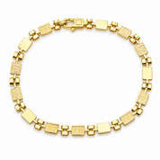 Bracciale - 18 carati Oro giallo - Made in Italy - Handmade