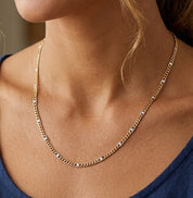 Collana - 18 carati Oro giallo, Oro bianco - Made in Italy - Handmade