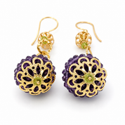 Orecchini - 18 carati Oro giallo - Made in Italy - Handmade