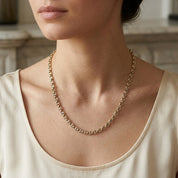 Collana - 18 carati Oro giallo, Oro bianco - Made in Italy - Handmade