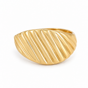 Anello - 18 carati Oro giallo - Made in Italy - Handmade