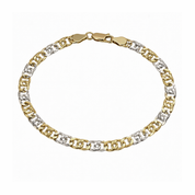 Bracciale Oro Giallo Oro Bianco 18 carati