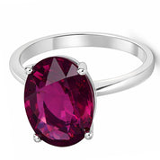 Anello - 18 carati Oro bianco - 4.20ct. tw. Tormalina