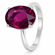 Anello - 18 carati Oro bianco - 4.20ct. tw. Tormalina