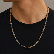 Collana - 18 carati Oro giallo, Oro bianco - Made in Italy - Handmade