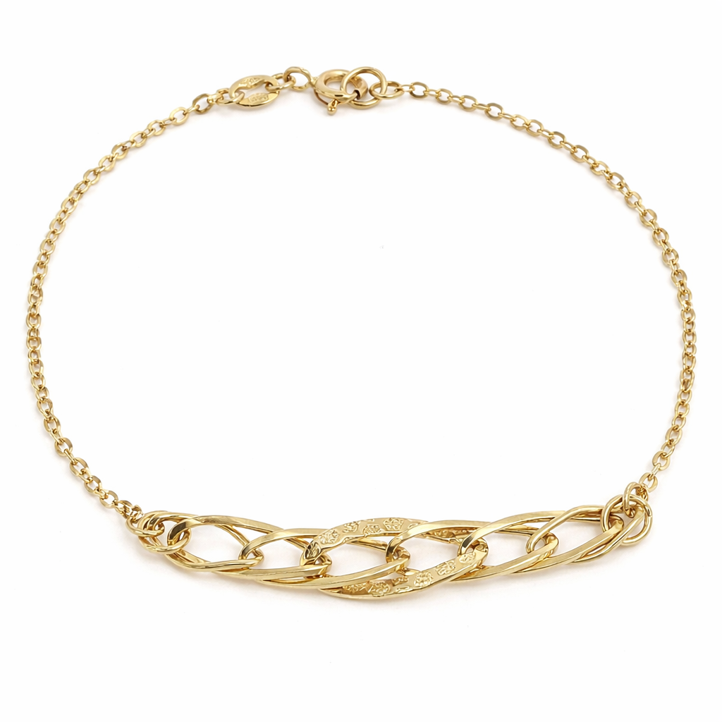 Parure - Collana e Bracciale - 18 carati Oro giallo