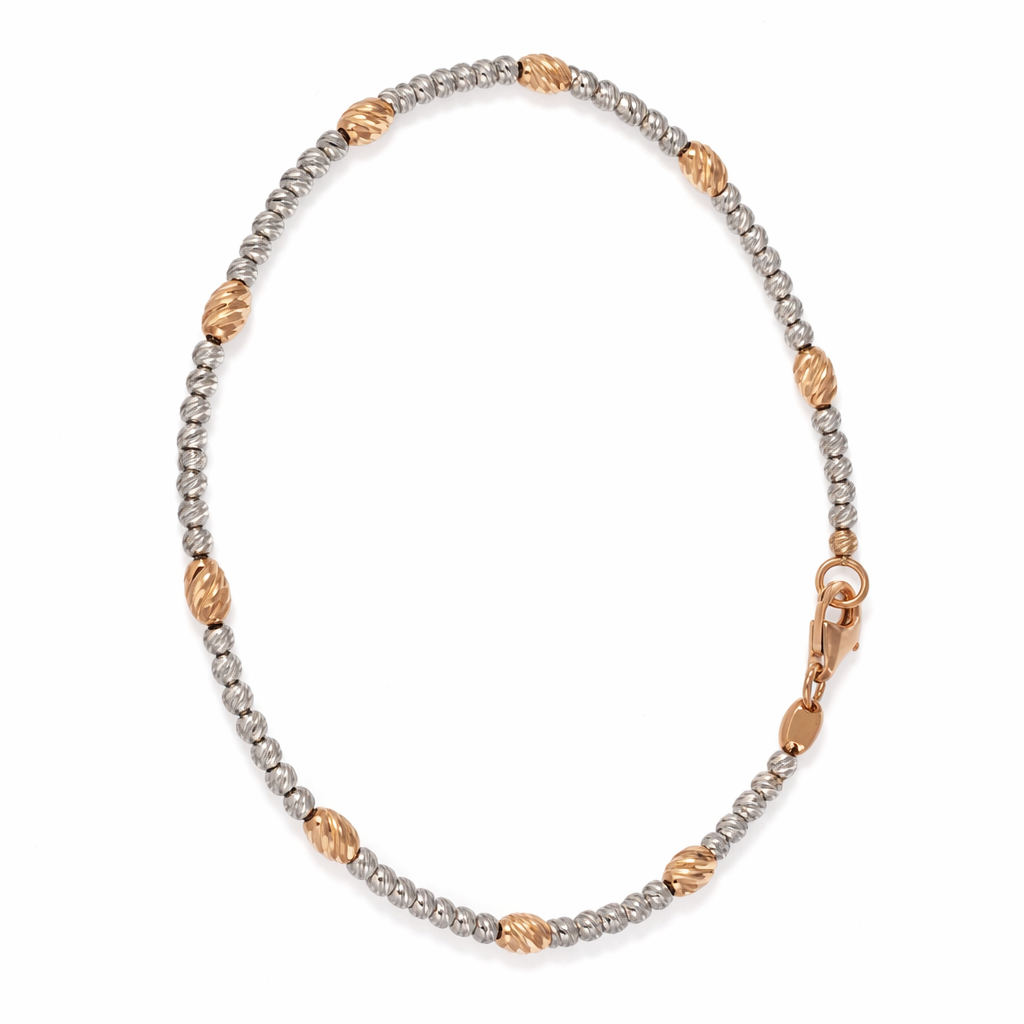 Bracciale in Oro Bianco , Oro Rosa 18 carati