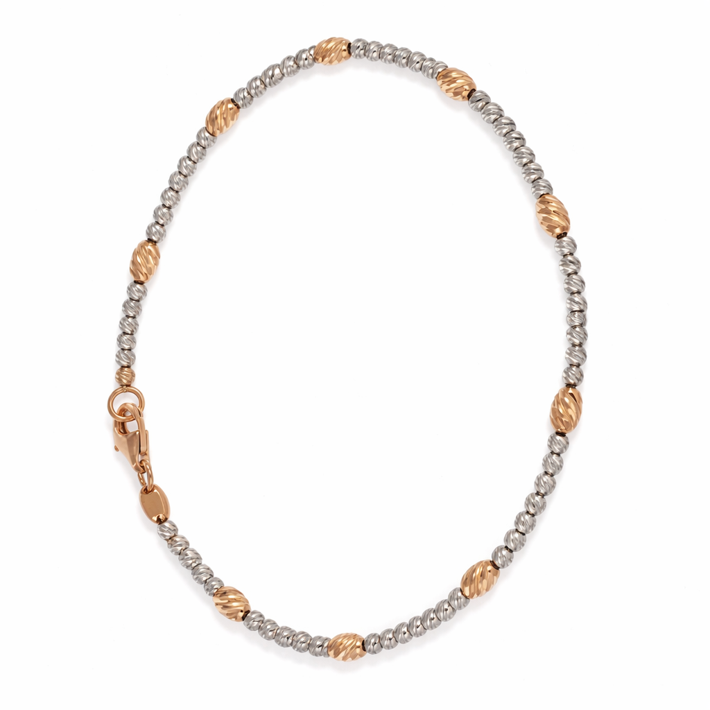Bracciale in Oro Bianco , Oro Rosa 18 carati