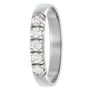 Anello - 18 carati Oro bianco - 0.20ct. tw. Diamante (Naturale)