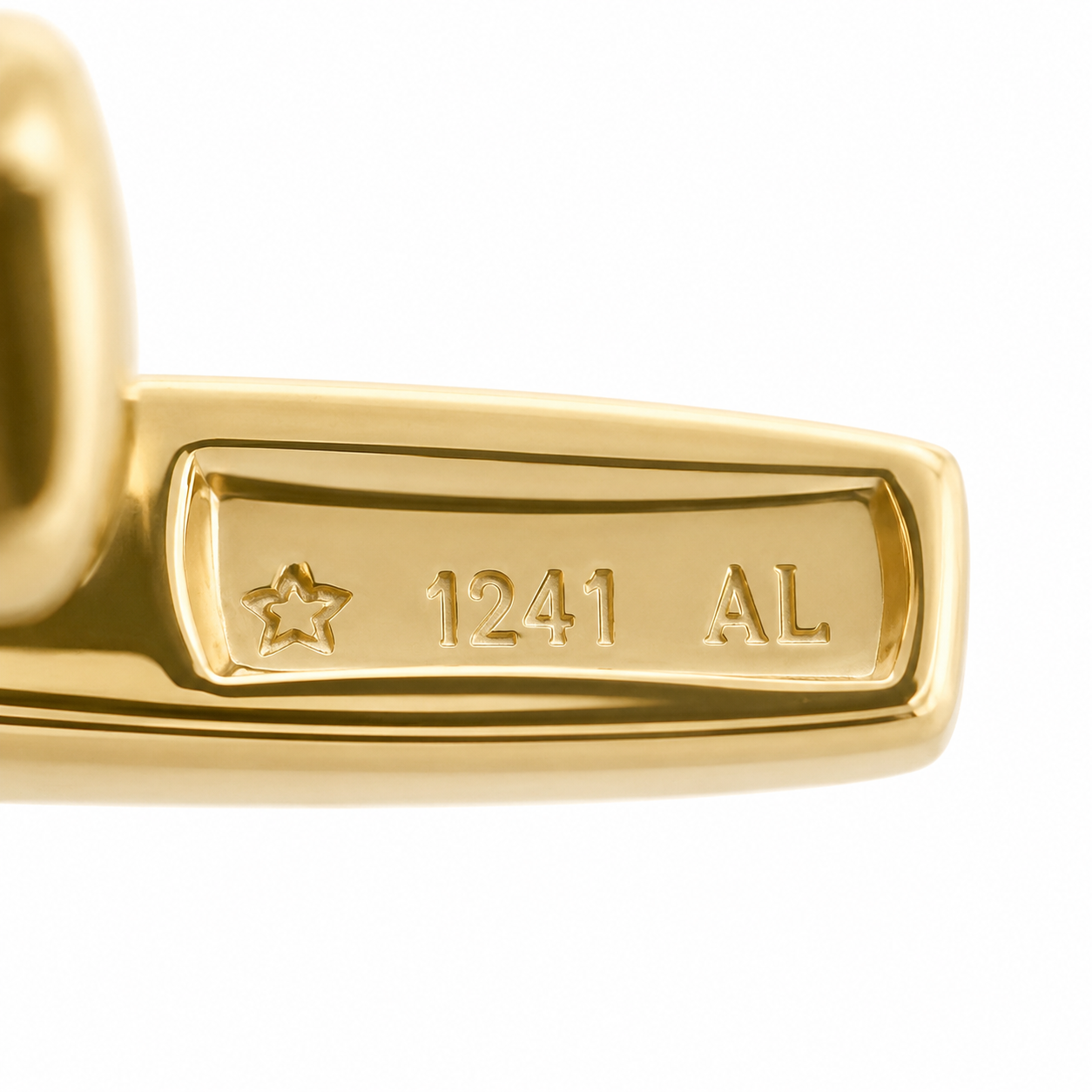 Spilla - 18 carati Oro giallo - 0.11ct. tw. Diamante (Naturale) - Made in Italy - Handmade