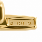 Spilla - 18 carati Oro giallo - 0.11ct. tw. Diamante (Naturale) - Made in Italy - Handmade