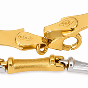 Bracciale - 18 carati Oro giallo, Oro bianco - Made in Italy - Handmade