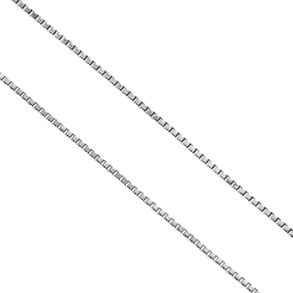 18 carati Oro bianco - Collana con ciondolo Zaffiro - Ct 0.60 Diamanti