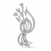 Spilla - 18 carati Oro bianco - 0.31ct. tw. Diamante (Naturale)