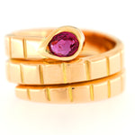 18 carati Oro Giallo - Anello - Ct 0.60 Rubino Thailandia - Masterstones 622PT352