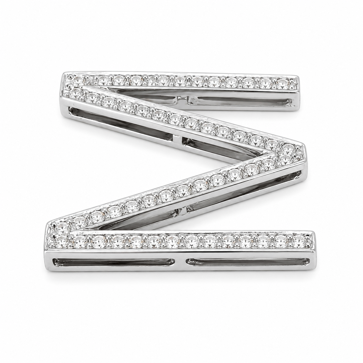 Ciondolo - 18 carati Oro bianco - 0.315ct. tw. Diamante (Naturale) - Made in Italy - Handmade