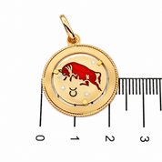 Ciondolo - 18 carati Oro giallo - Made in Italy - Handmade
