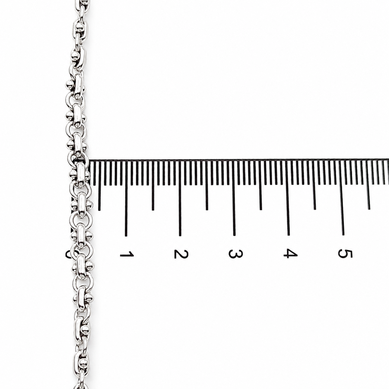 Collana - 18 carati Oro bianco - 0.15ct. tw. Zaffiro - Made in Italy - Handmade