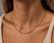 Collana - 18 carati Oro giallo - Made in Italy - Handmade