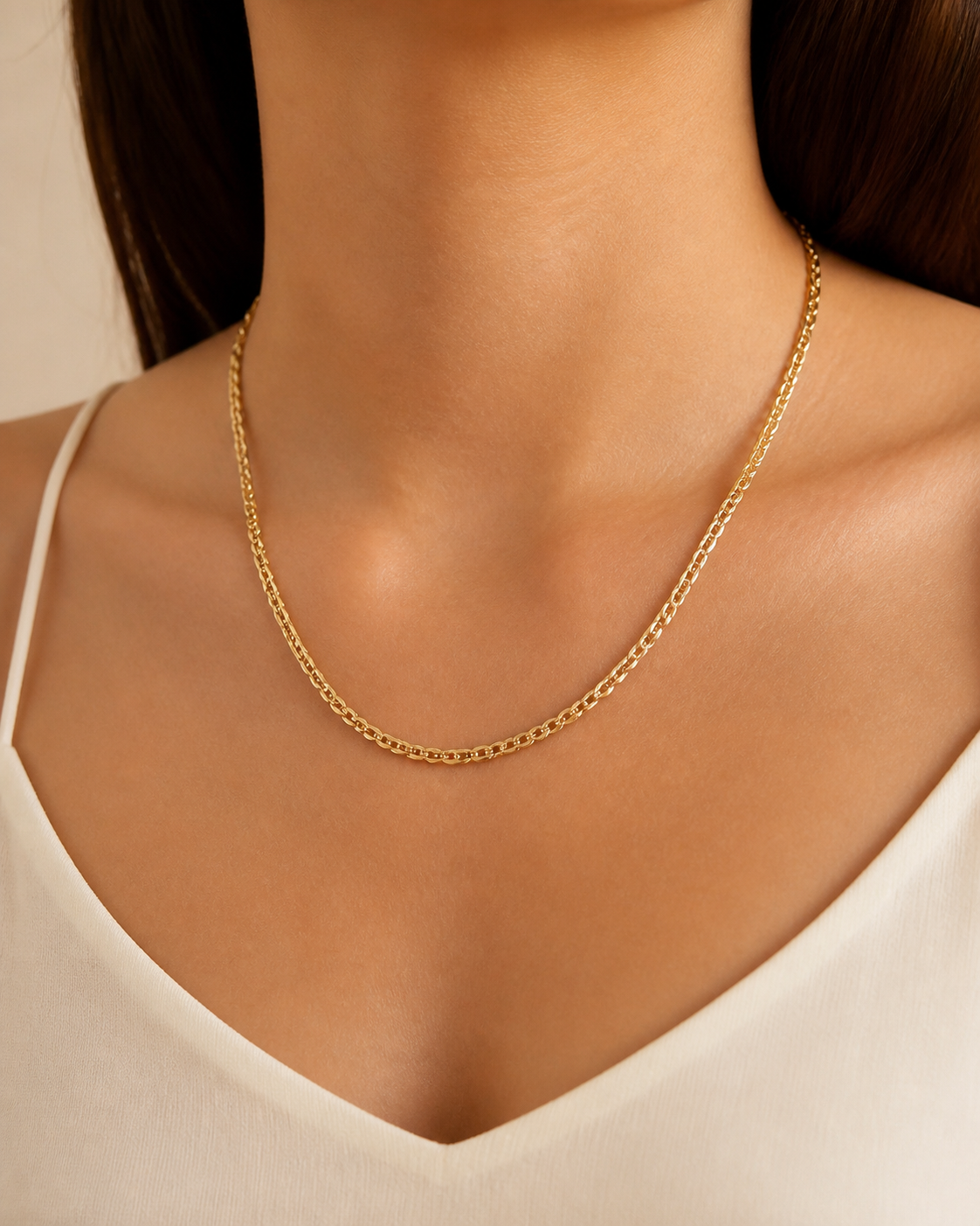 Collana - 18 carati Oro giallo - Made in Italy - Handmade