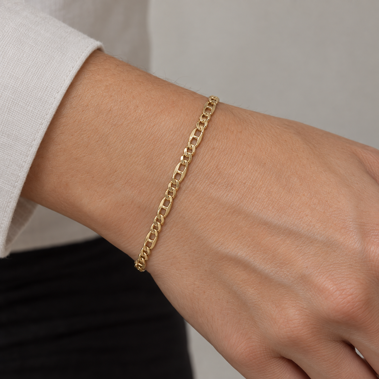 Bracciale - 18 carati Oro giallo - Handmade - Made in Italy
