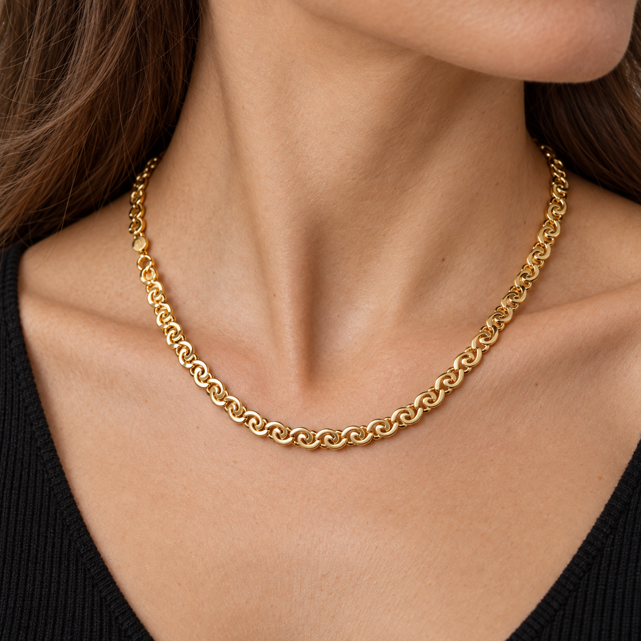 Collana - 18 carati Oro giallo - Made in Italy - HandMade