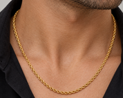 Collana - 18 carati Oro giallo, Oro bianco - Made in Italy - HandMade