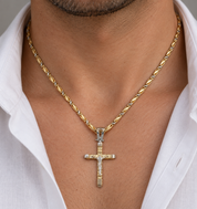 Collana con ciondolo - 18 carati Oro giallo, Oro bianco - Made in Italy - HandMade