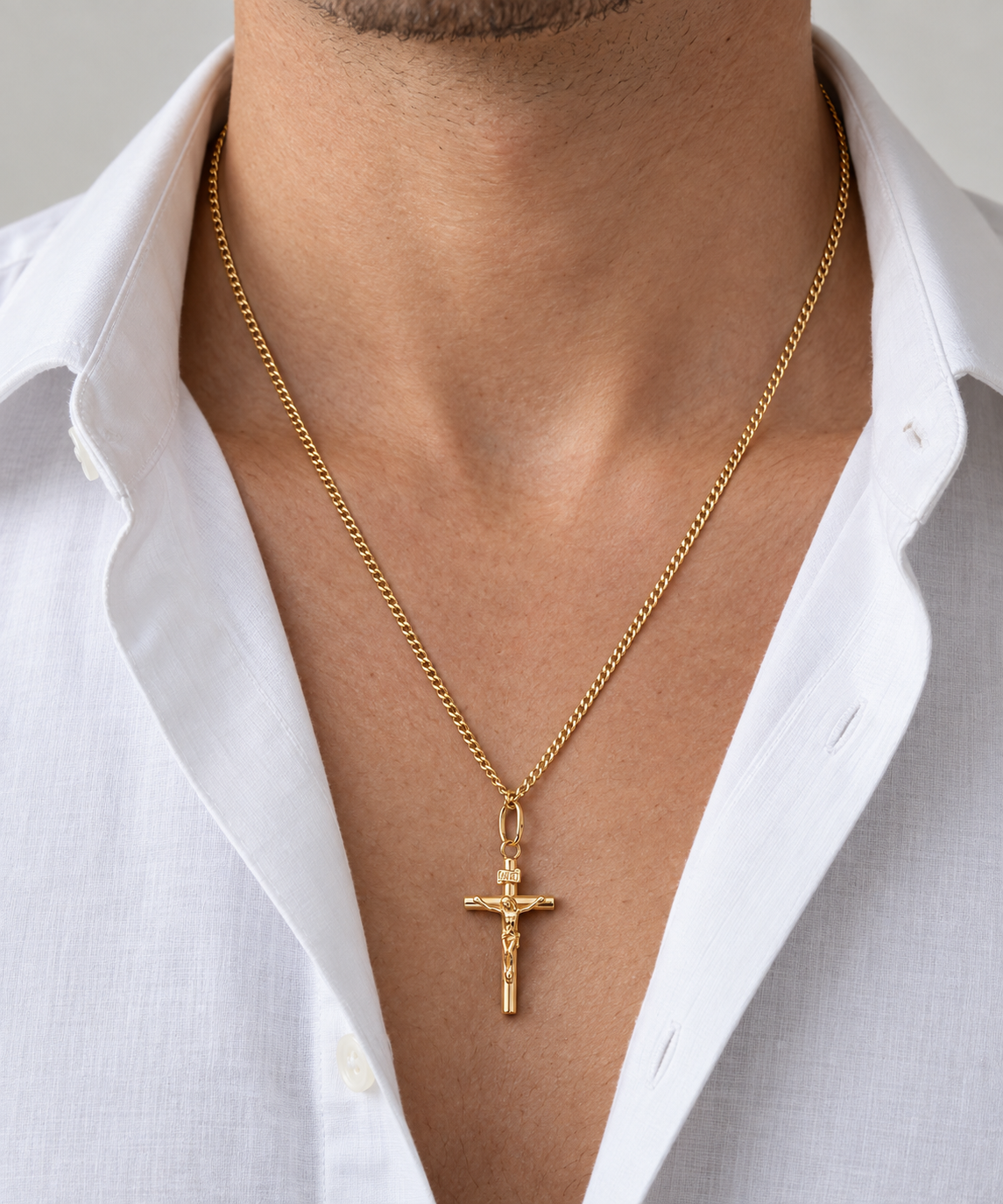 Necklace - 18 carat Yellow gold - Made in Italy - Handmade