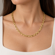Necklace - 18 carat Yellow gold - Made in Italy - Handmade