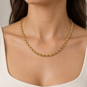 Collana - 18 carati Oro giallo - Made in Italy - HandMade