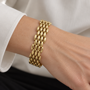Bracciale - 18 carati Oro giallo, Oro bianco - Made in Italy