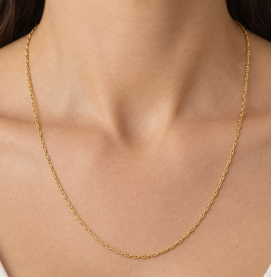 Collana - 18 carati Oro giallo - Made in Italy - HandMade