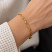 Bracciale - 18 carati Oro giallo - Made in Italy - HandMade