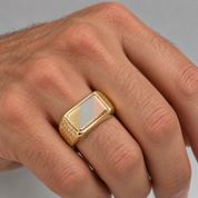 Anello - 18 carati Oro giallo, Oro bianco, Oro rosa - Made in Italy - HandMade