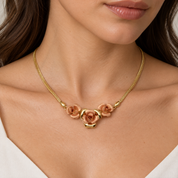 Collana - 18 carati Oro giallo, Oro rosa - Made in Italy - Handmade