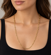 Collana - 18 carati Oro giallo - Made in Italy - Handmade