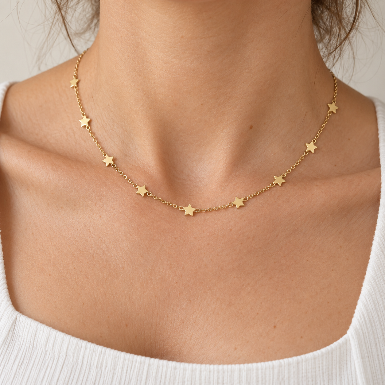 Necklace - 18 carat Yellow gold - Made in Italy - Handmade