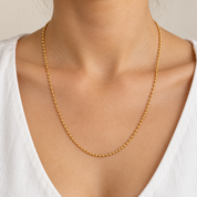 Collana - 18 carati Oro giallo - Made in Italy - HandMade