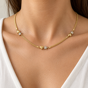 Necklace - 18 carat Yellow gold - Made in Italy - Handmade