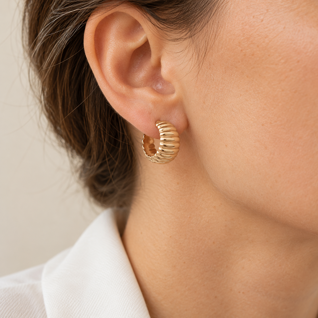 Orecchini - 18 carati Oro rosa - Made in Italy - HandMade