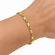 Bracciale - 18 carati Oro giallo - Made in Italy - Handmade
