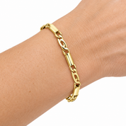 Bracciale - 18 carati Oro giallo - Made in Italy - Handmade