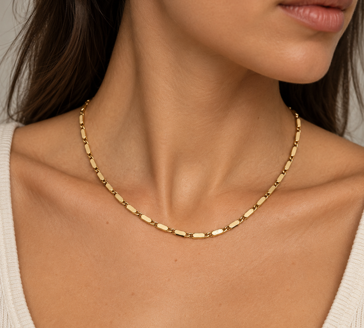 Collana - 18 carati Oro giallo - Made in Italy - HandMade