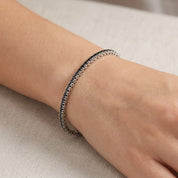 Bracciale - 18 carati Oro bianco- 1.775ct. tw. Diamante (Naturale) - Made in Italy - Handmade