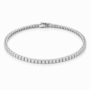 Bracciale - 18 carati Oro bianco - 2.23ct. tw. Diamante (Naturale)