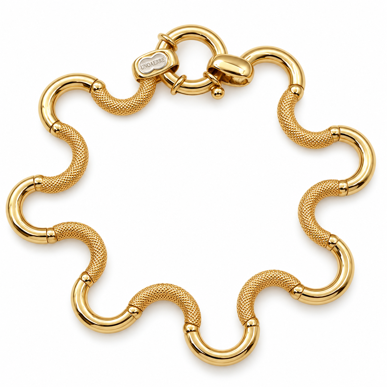 Bracciale - 18 carati Oro giallo, Oro bianco - Made in Italy - HandMade