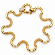 Bracciale - 18 carati Oro giallo, Oro bianco - Made in Italy - HandMade