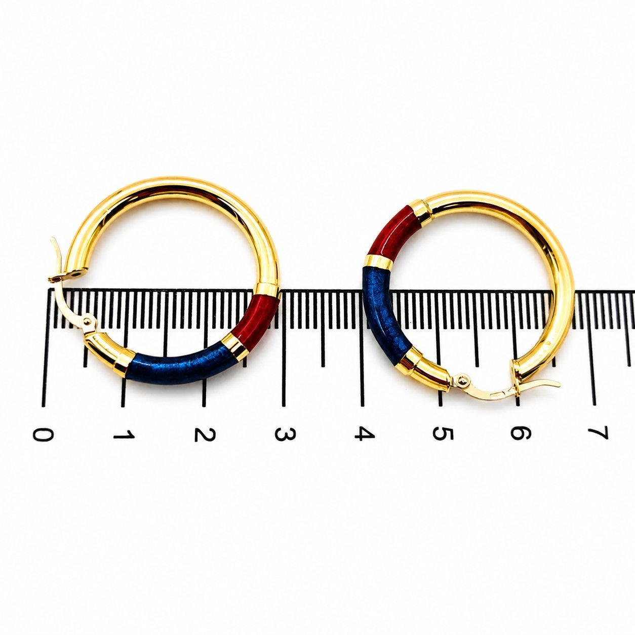 Orecchini - 18 carati Oro giallo - Made in Italy - Handmade