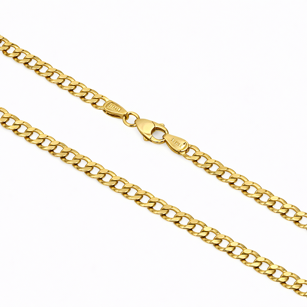 Collana - Oro giallo - Maglia groumette